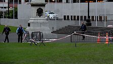 Prie Naujosios Zelandijos parlamento save padegė vyras