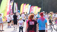 &bdquo;The Color Run&ldquo; bėgimas Vingio parke