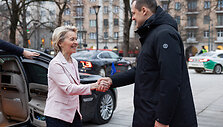 Europos Komisijos Pirmininkė Ursula von Der Leyen susitikimas su ministru pirmininku G. Palucku