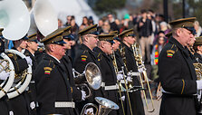 Valstybės vėliavos pakėlimo ceremonija Nepriklausomybės aik&scaron;tėje