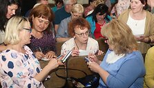 Joni&scaron;kio rajono partnerystės vietos veiklos grupės projekto &bdquo;Vaikai užauginti&ldquo; dalyviai