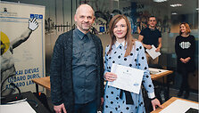 Inga Pabrėžė &bdquo;Vilnius Coding School&ldquo; mokymuose
