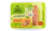 Vilniaus pauk&scaron;tyno far&scaron;as kotletukams &ndash; užauginta be antibiotikų