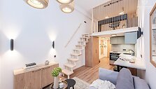 Modernus ir komforti&scaron;kas loftas &Scaron;e&scaron;kinėje