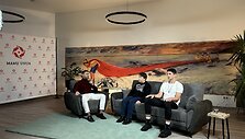 Tinklalaidės &bdquo;Vyrai neKalba&ldquo; svečiai Alanas Dzeranovas ir Nerijus Jasas