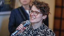 Parodą atidarė VDA Grafikos katedros vedėja doc. Elena Grudzinskaitė
