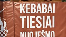 Donato Karkliaus apsilankymas kebabinėje &bdquo;Bakurai by Ta&scaron;kas&ldquo;
