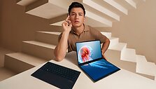 ASUS pristatė &bdquo;Zenbook DUO&ldquo;, pirmąjį pasaulyje 14 colių dviejų OLED ekranų ne&scaron;iojamąjį kompiuterį
