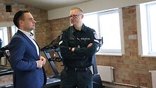 Nauja sporto salė Jonavos policijos komisariate