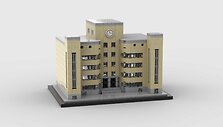 Roko Mik&scaron;iūno i&scaron; &bdquo;Lego&ldquo; detalių sukonstruoti modernistiniai pastatai
