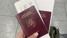 Oro &scaron;ventėje Babilone dalyvavo ir lietuviai Justinas su Tania