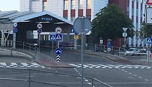 Eismą draudžiantys ženklai prie Vilniaus oro uosto