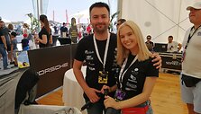 Dainius Matijo&scaron;aitis ir Monika Pitkauskaitė su sūnumi 
