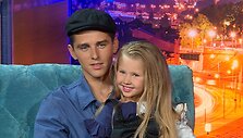 Donatas Montvydas su dukra Adele