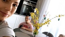 Goda Alijeva Velykas pasitinka naujuose namuose 