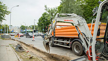 Olandų gatvės atnaujinimo darbai