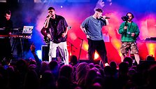Grupės &bdquo;8 Kambarys&ldquo; koncerto Klaipėdoje akimirka