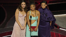 Lily James, Halle Bailey, Naomi Scott