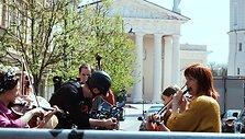 Monika Liu, LNOBT solistai, orkestro muzikantai, vaikų choras, Daiva Starinskaitė sudainavo &bdquo;Kalush Orchestra&ldquo; dainą &bdquo;Stefania&ldquo;.