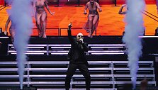 Pitbull koncerto Dariaus ir Girėno stadione Kaune akimirka