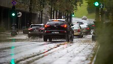 Vilnių vėl užpuolė lietaus debesys