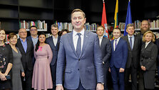 Artūro Zuoko spaudos konferencijos metu buvo pristatyta jo žmonių komanda