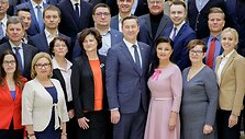 Artūro Zuoko spaudos konferencijos metu buvo pristatyta jo žmonių komanda
