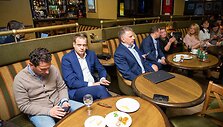 Lietuvos valstiečių ir žaliųjų sąjungos nariai laukia Europos parlamento rinkimų rezultatų