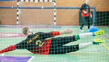 Lietuvos golbolo rinktinės treniruotė