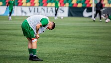FK &bdquo;Žalgiris&ldquo; komandos treniruotė prie&scaron; rungtynęs Budape&scaron;to &bdquo;Honved&ldquo;