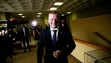S.Skvernelis atvyko susitikti su LVŽS frakcija