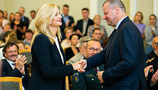 Rita Tama&scaron;unienė ir Saulius Skvernelis