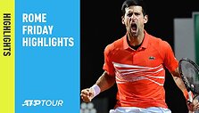 highlights-djokovic-overcomes-delpo-nadal-schwartzman-reach-sf-rome-2019