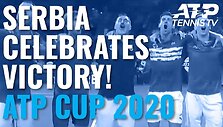 serbia-novak-djokovic-celebrations-trophy-lift-victory-speech-2020-atp-cup-finals