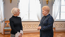 Dalia Grybauskaitė ir Helen Mirren