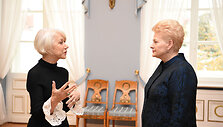 Dalia Grybauskaitė ir Helen Mirren