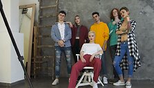 Klipo filmavimo akimirka