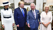 Melania Trump, Donaldas Trumpas, princas Čarlezas ir Kornvalio hercogienė Camilla