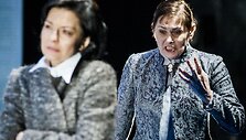 Spektaklio &bdquo;Intymūs pokalbiai" akimirka