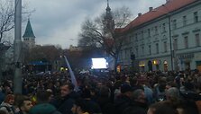 Žurnalisto nužudymo metinių minėjimas Bratislavoje