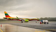 &bdquo;airBaltic&ldquo; pristato specialų lietuvi&scaron;ką lėktuvo dizainą