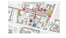 Filmavimo metu sostinės centre laikini eismo ribojimai 