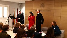 Gitanas Nausėda su Diana Nausėdiene lankosi Romoje