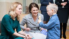D.Nausėdienė lankėsi sutrikusio vystymosi kūdikių namų-pagalbos centre &bdquo;&Scaron;eimos slėnis&ldquo;