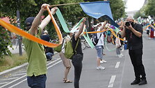 Protestas prie&scaron; rasizmą Berlyne