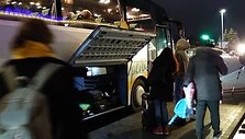 I&scaron; Londono grįžtantys lietuviai sėkmingai pasiekė Rygą, o toliau keliaus autobusais