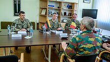 Rukloje susitiko Lietuvos ir Belgijos kariuomenių vadai