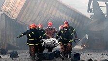 Nelaimė Banglade&scaron;o uosto konteinerių terminale