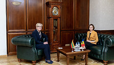 Ingrida &Scaron;imonytė ir Maia Sandu