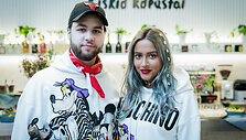 Remigijus Da&scaron;kevičius ir Karolina Meschino 